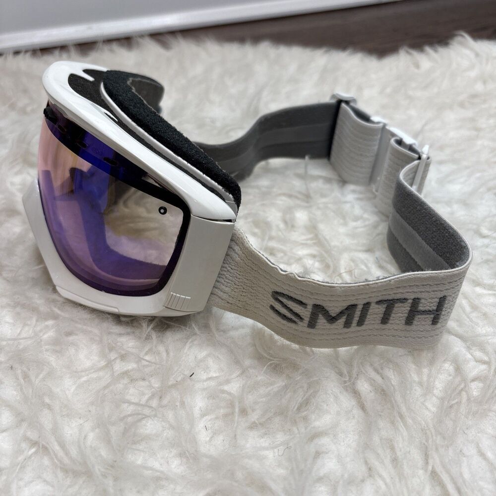 Smith Optics Prophecy OTG ODS3 White Snow Goggles Blue Sensor Mirror With Box - Picture 3 of 16